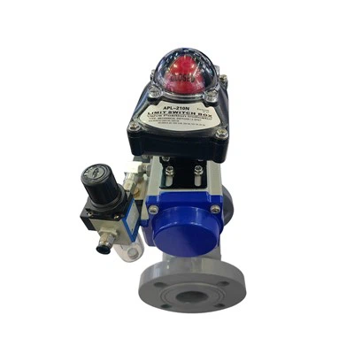 שסתום כדור אטם רך פניאומטי אוגן