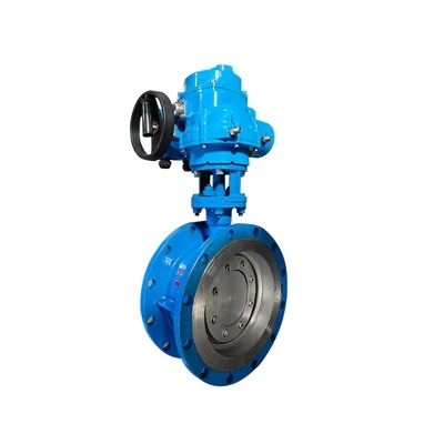 שסתום פרפר אוגן WCB חשמלי DN250 PN10