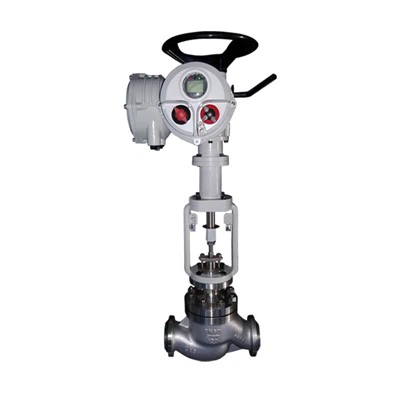 שסתום בקרת שרוול זרימה ממונע מרותך