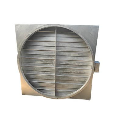 שסתום בולם תעלות אוויר עגול תריס ידני