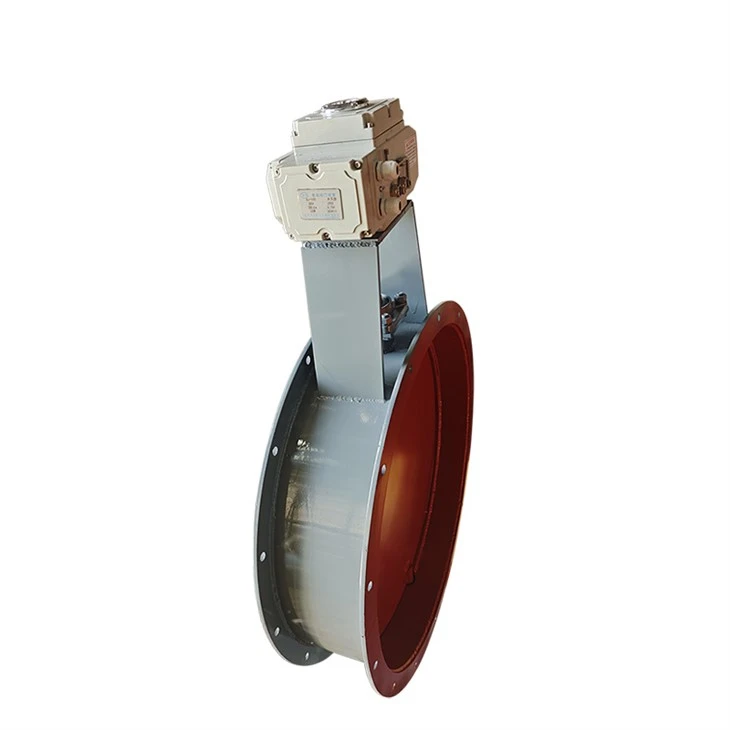 Casting Steel Flange Motorized Damper Valve